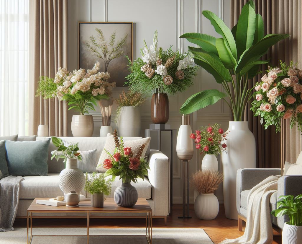 Decor Your Home with Synthetic Flowers and Plants