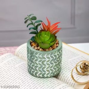 Faux Plant with Pot