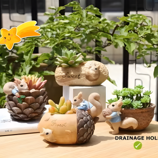 Pots and Garden Squirrels