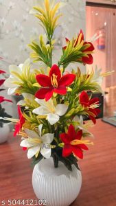 Plastic Artificial Wild Lily Flowers Plants