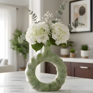 Ceramic Donut Round Vase