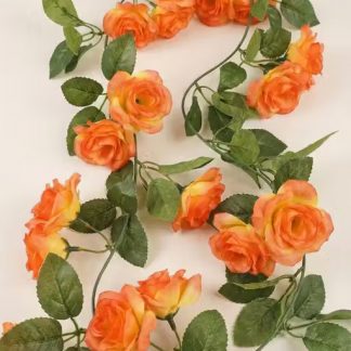 Artificial Rose Flowers Hanging Vine